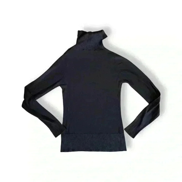 Navy French Connection Lightweight Turtleneck Sweater Size Small - Picture 1 of 12